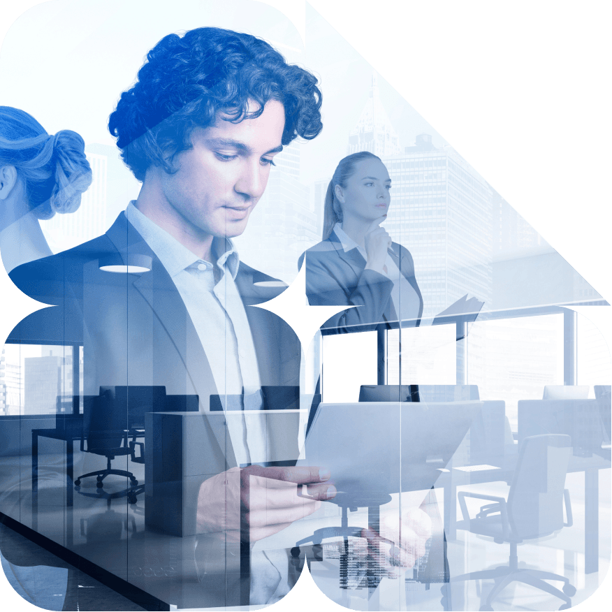 Professionnels en environnement de travail